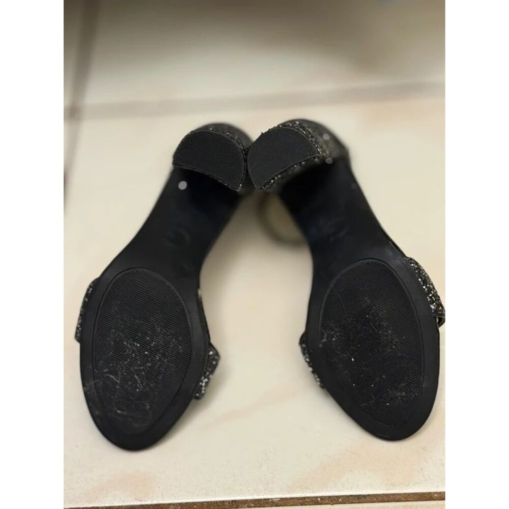 Guess Glitter Sparkly Size 5 Heels Sandals - Picture 8 of 14